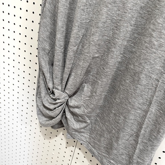 aceshin Dresses Gray Tshirt Dress Xxl Mini Short Sleeve Soft Jersey